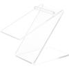 Plymor Clear Acrylic Elevated Heel Z Shoe Display Riser, 3" W x 6.25" D x 5.25" H (12 Pack) view 1
