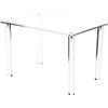 Plymor Clear Acrylic Rectangular 4-Leg Display Riser, 8" H x 12" W x 8" D (6 Pack) view 1