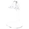 Plymor Clear Acrylic 2 Pair Hanging Earring Display Stand, 2.75" W x 2.25" D x 4" H (12 Pack) view 1