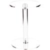 Plymor Clear Acrylic Round Barbell Pedestal Display Riser, 6.375" H x 4.5" D (3/16" thick) (12 Pack) view 1