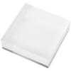 Plymor Clear Polished Acrylic Square Display Block, 1" H x 3" W x 3" D (2 Pack) view 1