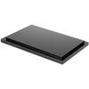 Plymor Black Acrylic Rectangular Display Base, 6.625" W x 4.625" D x 0.4375" H, Pack of 2 view 1