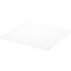 Plymor Frosted Square Acrylic Display Base, 6" W x 6" D x 0.375" H, Pack of 2 view 1