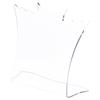 Plymor Clear Acrylic Winged Necklace Display Stand, 8.5" W x 3" D x 7.25" H (2 Pack) view 1