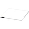 Plymor Clear Square Acrylic Display Base, 5" W x 5" D x 0.375" H, Pack of 2 view 1
