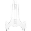 Plymor Clear Acrylic Adjustable Folding Display Easel, 9" H x 6" D (For 14" Plates) (6 Pack) view 1