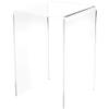 Plymor Clear Acrylic Vertical Square Display Riser, 9" H x 6" W x 6" D (3/16" thick) (6 Pack) view 1