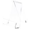 Plymor Clear Acrylic Book Easel with 1.25" Ledge with Lip, 3.625" W x 4.5" D x 4.75" H (3 Pack) view 1