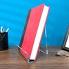 Plymor Clear Acrylic Book Easel with 1.375" Ledge with Lip, 6" W x 5.5" D x 7.25" H (12 Pack) view 2