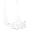 Plymor Clear Acrylic Display Easel with Label Front, 6" H x 3.75" W x 5" D (6 Pack) view 1