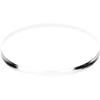 Plymor Clear Acrylic Round Standard-Edge Display Base, 5" W x 5" D x 0.375" H, Pack of 12 view 1