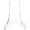 Plymor Clear Acrylic Flat Back Easel with Deep Support Ledges, 7.5" H x 6.375" W x 6.25" D (6 Pack) view 2