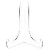 Plymor Clear Acrylic 60-Degree Angle Easel With Shallow Support Ledges, 6" H x 4.5" W x 3.5" D (24 Pack) view 1