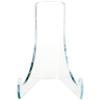 Plymor Clear Acrylic Flat Back Easel with Deep Support Ledges, 3" H x 2.25" W x 2.5" D (24 Pack) view 2