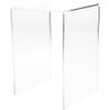 Plymor Clear Acrylic Vertical Square Display Riser, 13.5" H x 9" W x 9" D (1/4" thick) (2 Pack) view 1