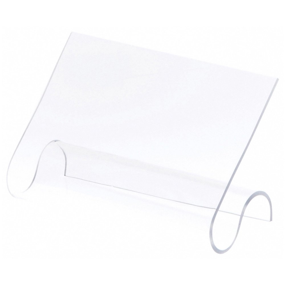 Plymor Clear Acrylic 2-Shoe Display Rest, 7" W x 3.25" D x 4.25" H (6 Pack)
