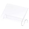Plymor Clear Acrylic 2-Shoe Display Rest, 7" W x 3.25" D x 4.25" H (6 Pack) view 1