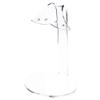 Plymor Clear Acrylic 2 Pair Hanging Earring Display Stand, 3.25" W x 2.75" D x 4.75" H (6 Pack) view 1