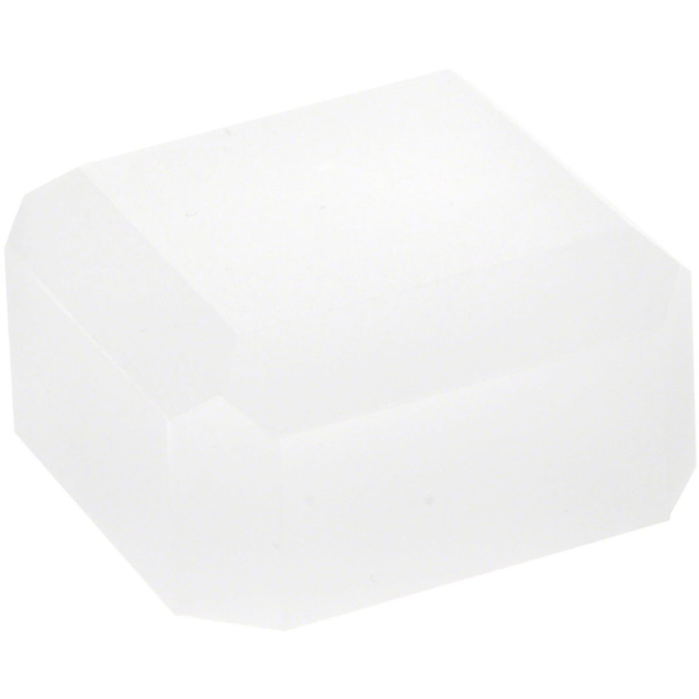 Plymor Frosted Acrylic Square Beveled Display Base, 2" W x 2" D x 1" H, Pack of 3