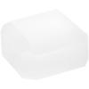 Plymor Frosted Acrylic Square Beveled Display Base, 2" W x 2" D x 1" H, Pack of 3 view 1