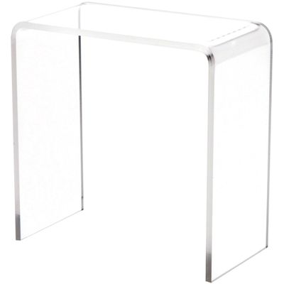 Plymor Clear Acrylic Vertical Rectangular Display Riser, 4" H x 4" W x 2" D (1/8" thick) (12 Pack)
