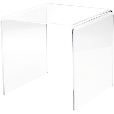 Plymor Clear Acrylic Square Display Riser, 9" H x 9" W x 9" D (1/4" Thick) (2 Pack)