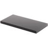 Plymor Black Rectangular Acrylic Display Base, 6" W x 3" D x 0.375" H, Pack of 3 view 1