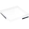 Plymor Clear Polished Acrylic Square Display Block, 1" H x 5" W x 5" D (3 Pack) view 1