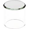 Plymor Clear Acrylic Cylinder Display Riser with Mirror Top, 2" H x 2" D (12 Pack) view 1