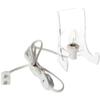 Plymor Clear Acrylic Lighted Flat Back Easel with Shallow Support Ledges, 4.5" H x 3.375" W x 2.75" D (6 Pack) view 1