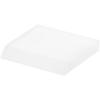 Plymor Frosted Acrylic Square Display Base (Angled-Front for Label), 2" W x 2" D x 0.375" H, Pack of 3 view 1