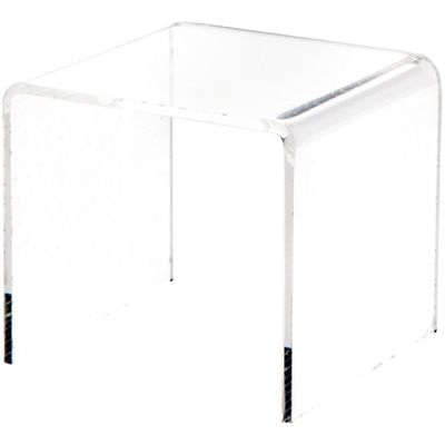 Plymor Clear Acrylic Square Display Riser, 3" H x 3" W x 3" D (1/8" thick) (24 Pack)