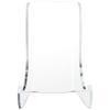 Plymor Clear Acrylic Flat Back Easel with Shallow Support Ledges, 4.5" H x 3.375" W x 2.75" D (3 Pack) view 2