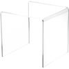 Plymor Clear Acrylic Square Display Riser, 6" H x 6" W x 6" D (1/8" thick) (12 Pack) view 1