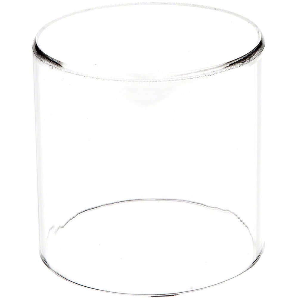 Plymor Clear Acrylic Round Cylinder Display Riser, 4" H x 4" D (6 Pack)