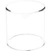 Plymor Clear Acrylic Round Cylinder Display Riser, 4" H x 4" D (6 Pack) view 1