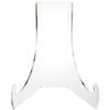 Plymor Large Clear Acrylic Flat Back Easel with Deep Support Ledges, 12" H x 10" W x 9.75" D (6 Pack) view 2