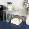 Plymor Clear Acrylic Rectangular Display Riser, 9" H x 13.5" W x 9" D (1/4" Thick) (3 Pack) view 2