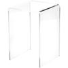 Plymor Clear Acrylic Vertical Square Display Riser, 7.5" H x 5" W x 5" D (3/16" thick) (2 Pack) view 1