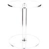 Plymor Clear Acrylic Round Barbell Pedestal Display Riser, 9.5" H x 7.5" D (1/4" thick) (3 Pack) view 1