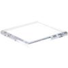 Plymor Clear Acrylic Square Beveled Display Base, 5" W x 5" D x 0.5" H, Pack of 3 view 1