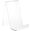 Plymor Clear Acrylic Flat Back Display Easel with 3.5" Box Ledge, 12.5" H x 8" W x 9" D (6 Pack) view 1