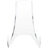 Plymor Clear Acrylic Flat Back Easel With Extra Deep Support Ledges, 4.5" H x 4" W x 5.75" D (12 Pack) view 2