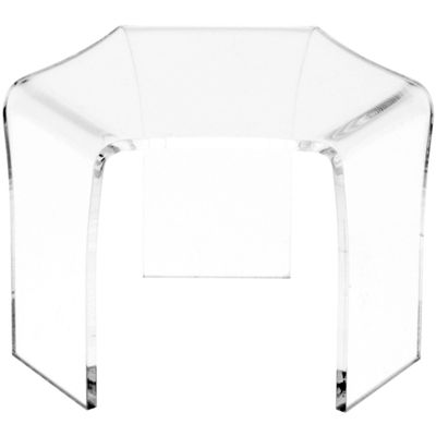 Plymor Clear Acrylic Tri-Leg (6 Sided) Display Riser, 2.75" H x 4.25" W x 3.75" D (6 Pack)
