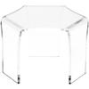 Plymor Clear Acrylic Tri-Leg (6 Sided) Display Riser, 2.75" H x 4.25" W x 3.75" D (6 Pack) view 1