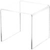 Plymor Clear Acrylic Square Display Riser, 5" H x 5" W x 5" D (1/8" thick) (12 Pack) view 1