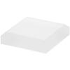 Plymor Frosted Acrylic Square Beveled Display Base, 2" W x 2" D x 0.5" H, Pack of 6 view 1