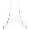 Plymor Clear Acrylic Flat Back Display Easel with Extra Deep Support Ledges, 8" H x 7" W x 10" D (6 Pack) view 2