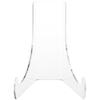 Plymor Clear Acrylic Flat Back Easel with Deep Support Ledges, 6" H x 5.125" W x 5" D (12 Pack) view 2