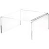 Plymor Clear Acrylic Short Square Display Riser, 5" H x 10" W x 10" D (3/8" thick) (2 Pack) view 1